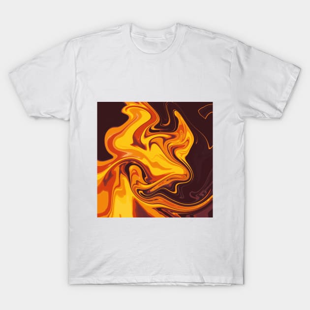 fire abstract T-Shirt by viovi